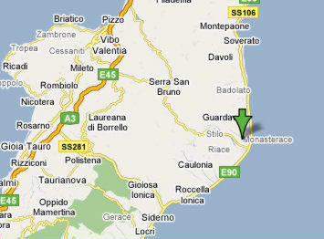 mappa di monasterace