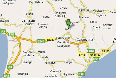 mappa di tiriolo